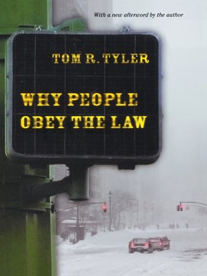 cover image of Why People Obey the Law
